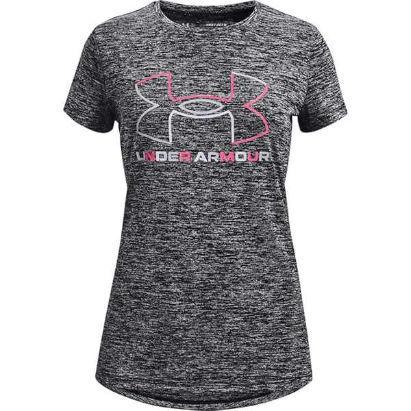 Amazon.com: Under Armour Girls' Tech Big Logo Short Sleeve